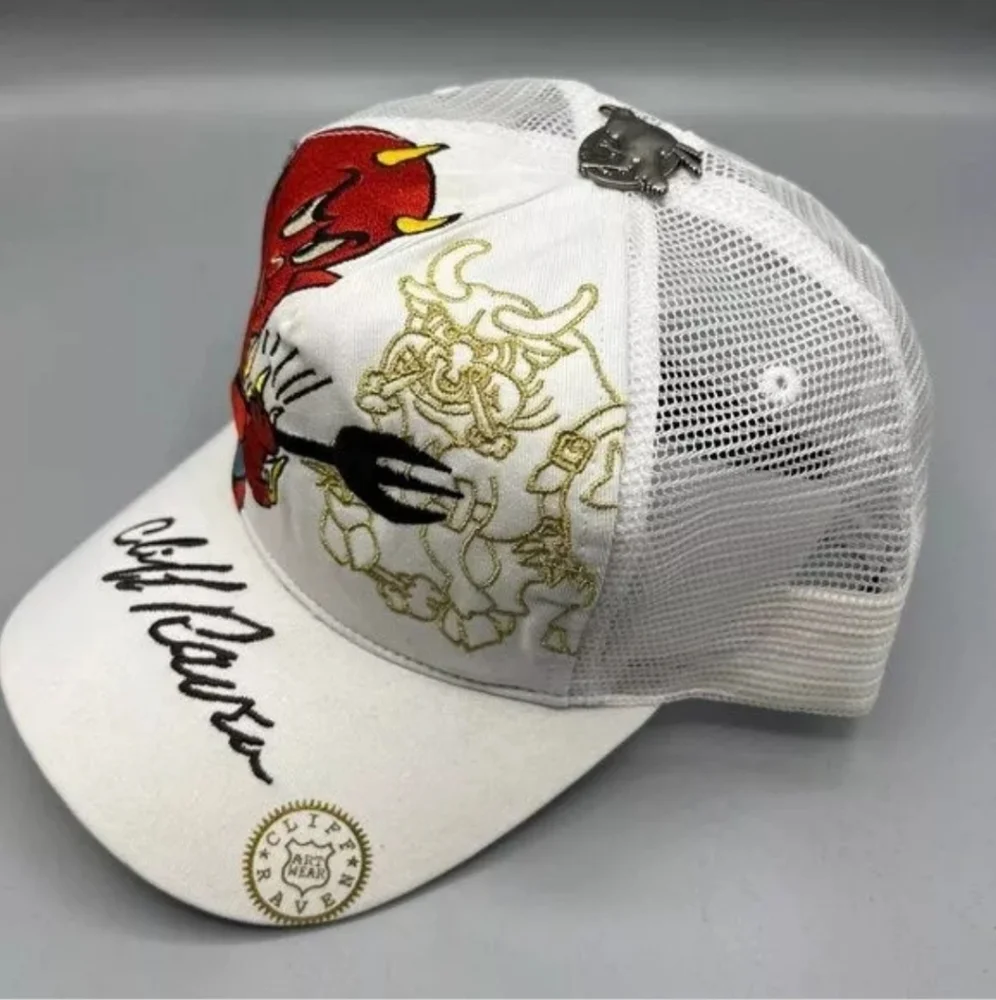 Don Ed Hardy Vintage adjustable Snap Back Trucker Hat